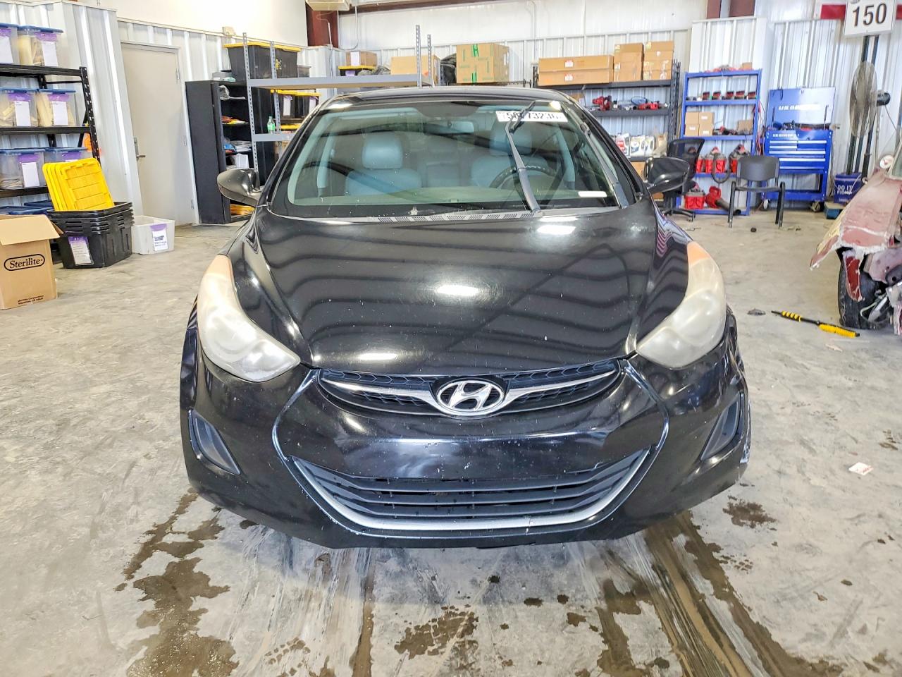 2011 Hyundai Elantra Gls Black vin: KMHDH4AEXBU143833