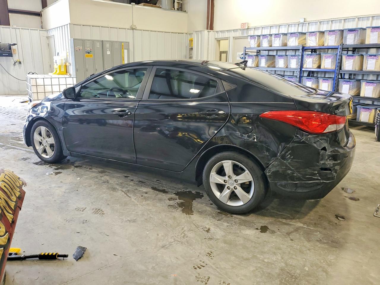 2011 Hyundai Elantra Gls Black vin: KMHDH4AEXBU143833