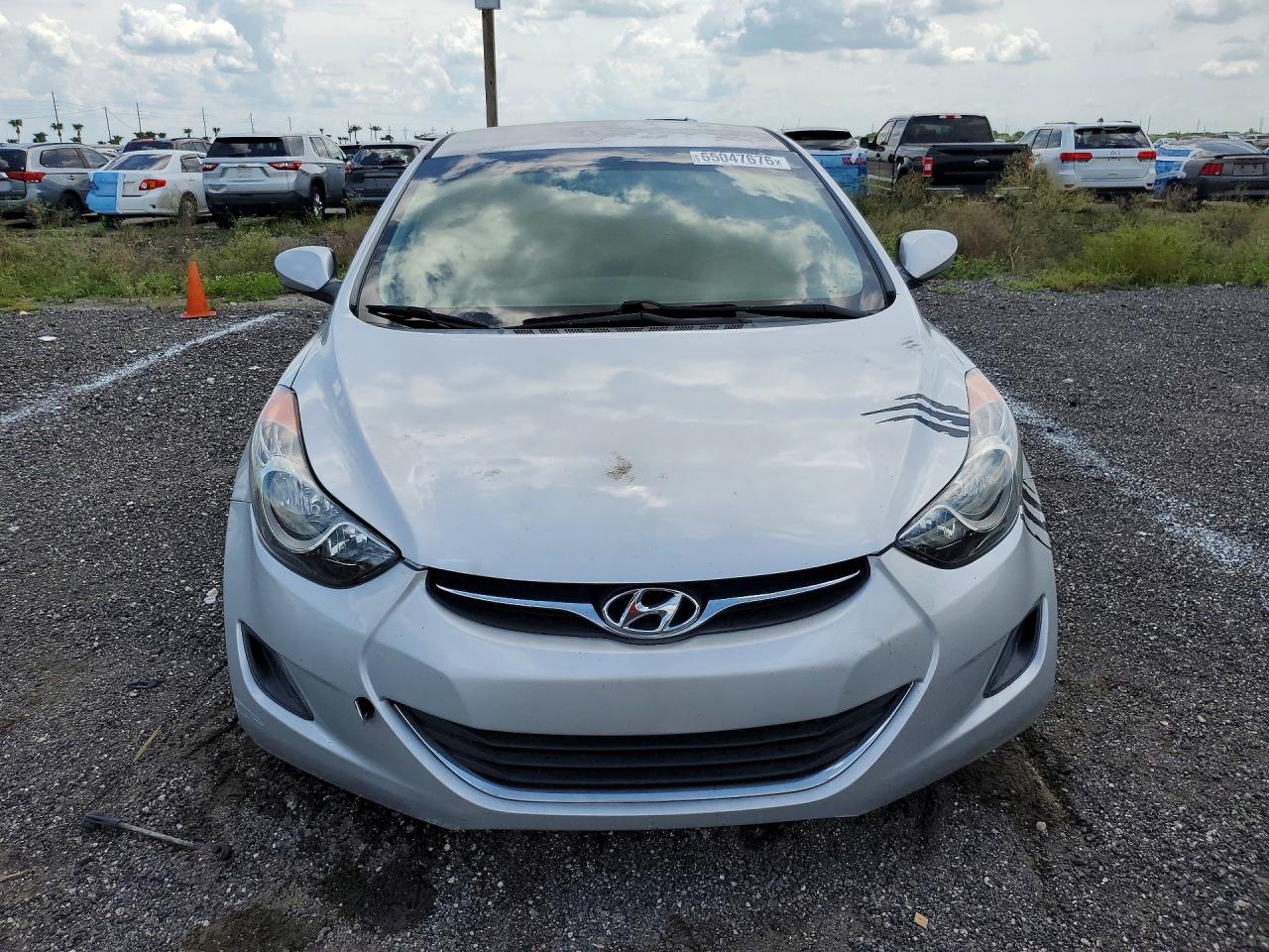 2011 Hyundai Elantra Gls Gray vin: KMHDH4AEXBU146697