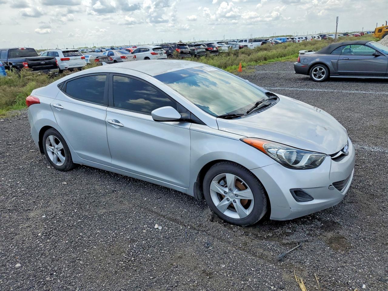 2011 Hyundai Elantra Gls Gray vin: KMHDH4AEXBU146697