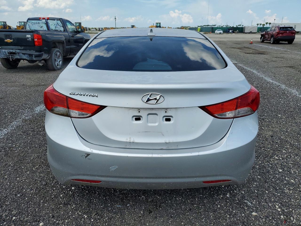 2011 Hyundai Elantra Gls Gray vin: KMHDH4AEXBU146697