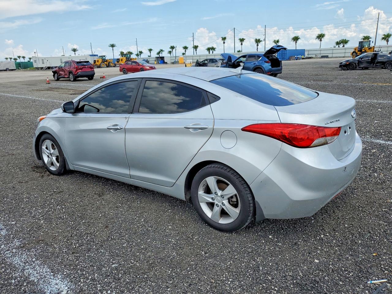 2011 Hyundai Elantra Gls Gray vin: KMHDH4AEXBU146697