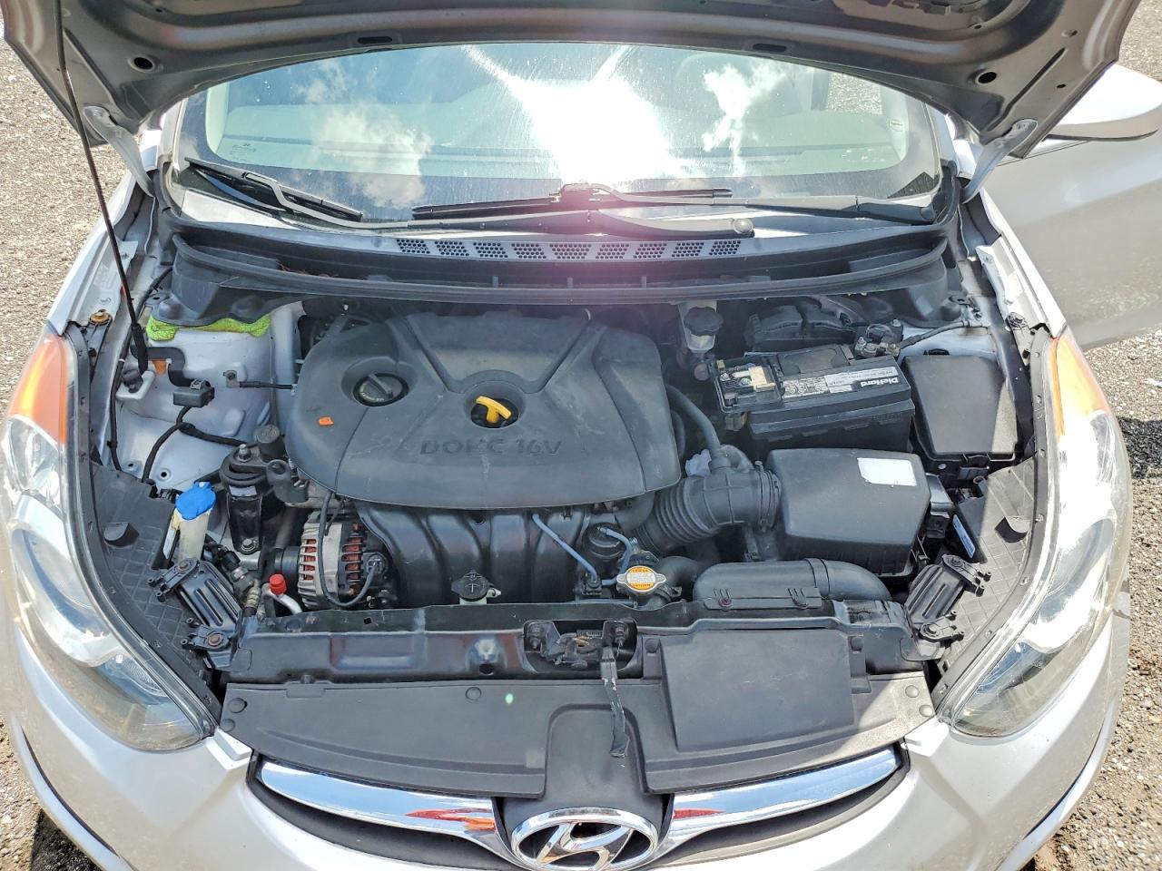2011 Hyundai Elantra Gls Gray vin: KMHDH4AEXBU146697