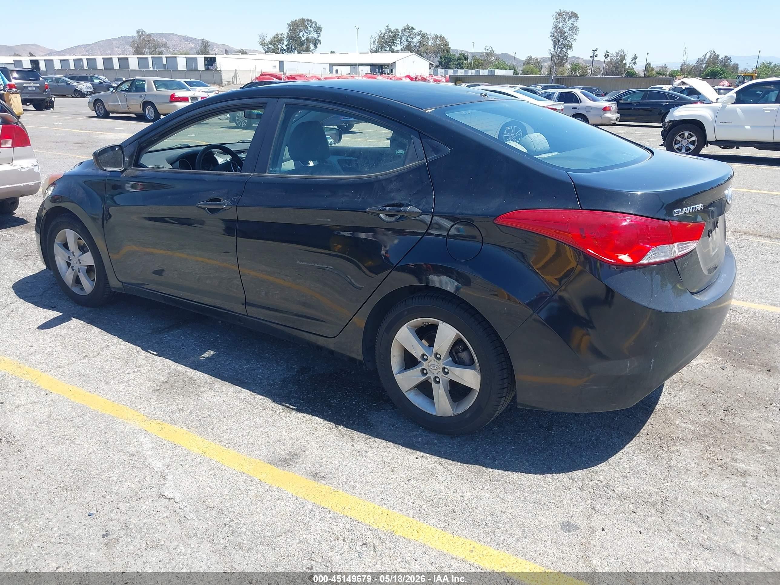 2011 Hyundai Elantra Gls (ulsan Plant) Black vin: KMHDH4AEXBU152080