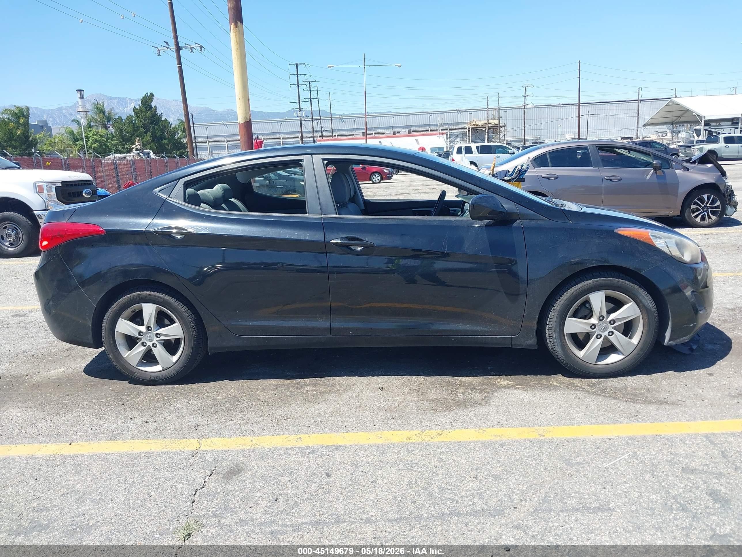 2011 Hyundai Elantra Gls (ulsan Plant) Black vin: KMHDH4AEXBU152080