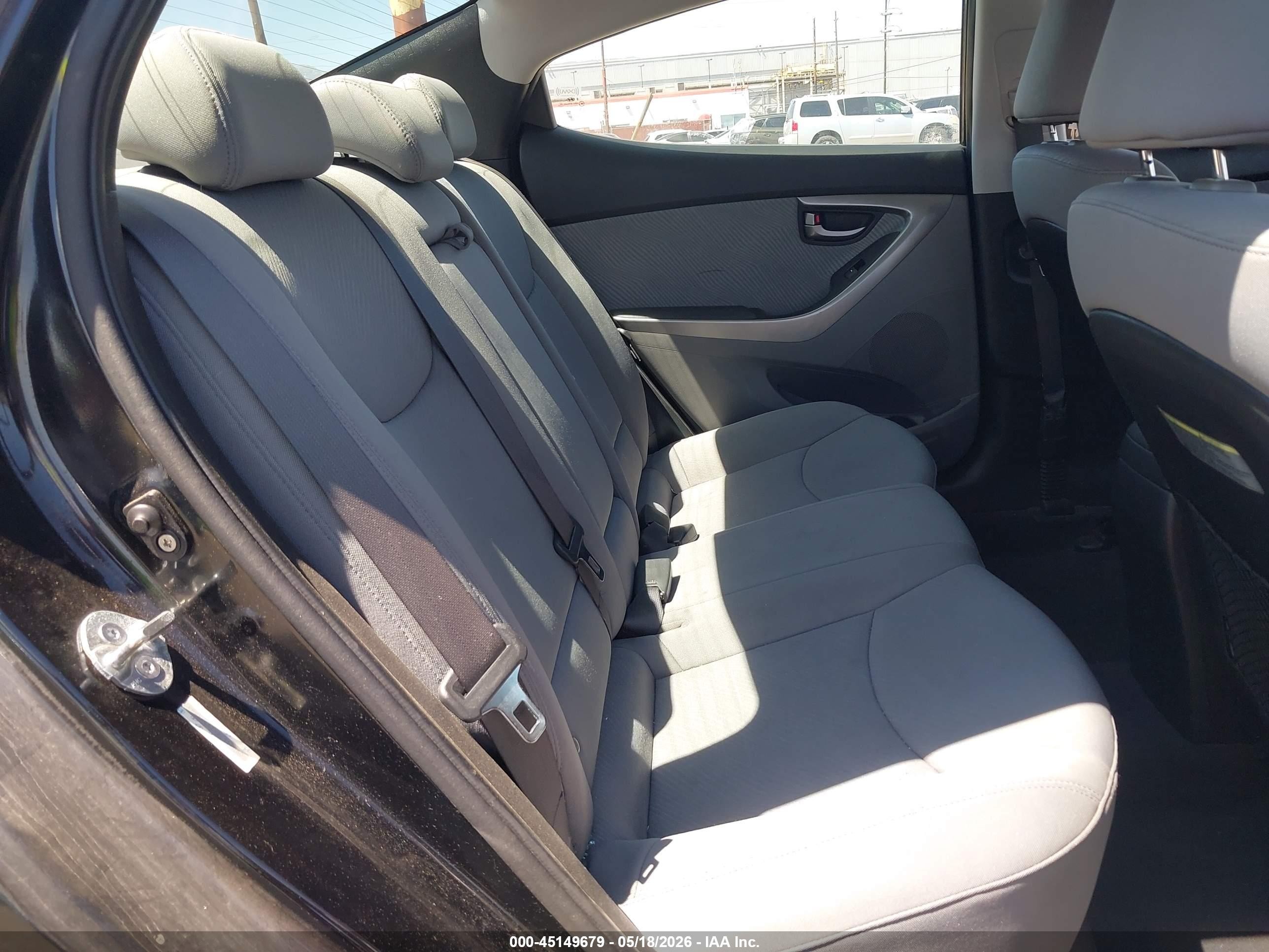 2011 Hyundai Elantra Gls (ulsan Plant) Black vin: KMHDH4AEXBU152080