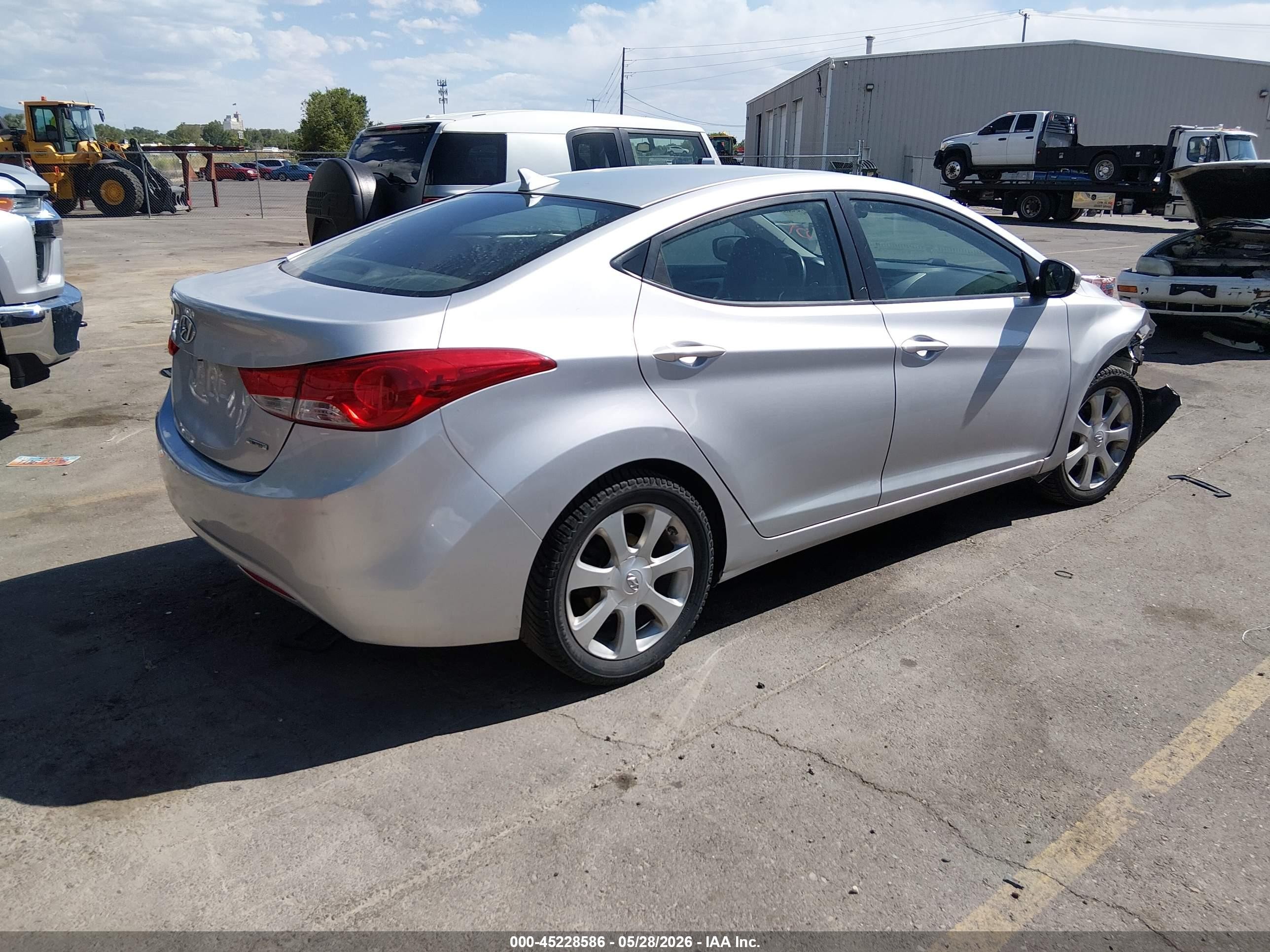 2011 Hyundai Elantra Limited (ulsan Plant) Silver vin: KMHDH4AEXBU164021