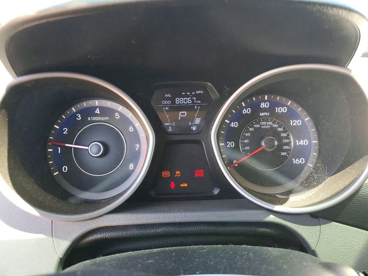 2012 Hyundai Elantra Gls Black vin: KMHDH4AEXCU213610