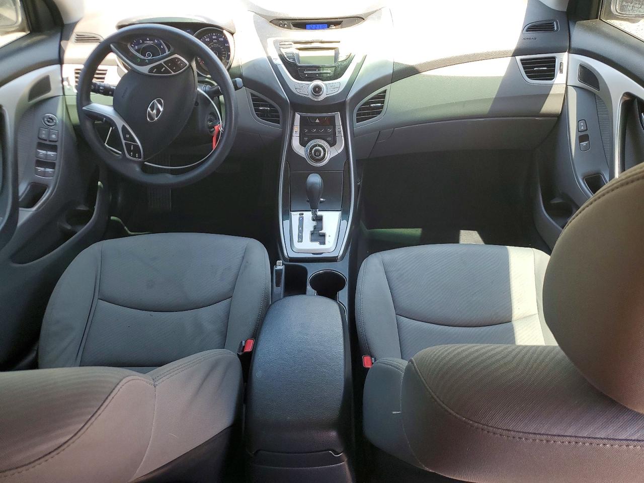 2012 Hyundai Elantra Gls Black vin: KMHDH4AEXCU213610