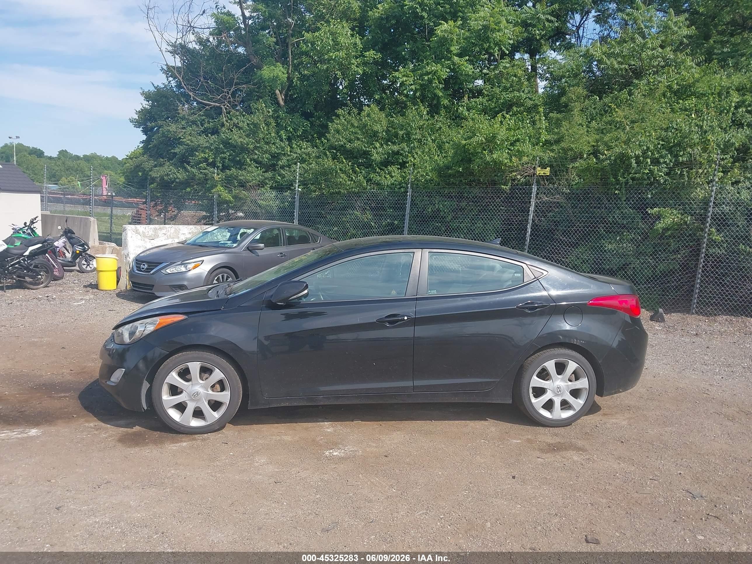 2012 Hyundai Elantra Limited (ulsan Plant) Black vin: KMHDH4AEXCU213638