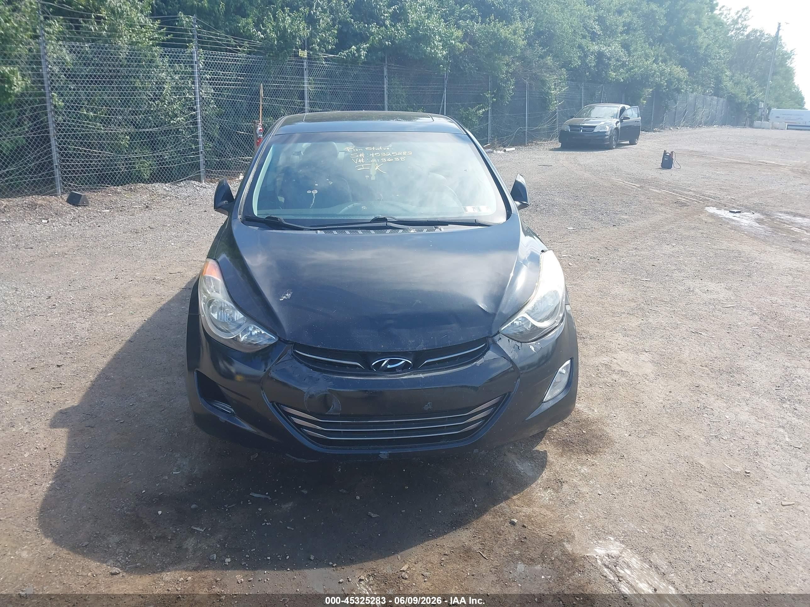 2012 Hyundai Elantra Limited (ulsan Plant) Black vin: KMHDH4AEXCU213638