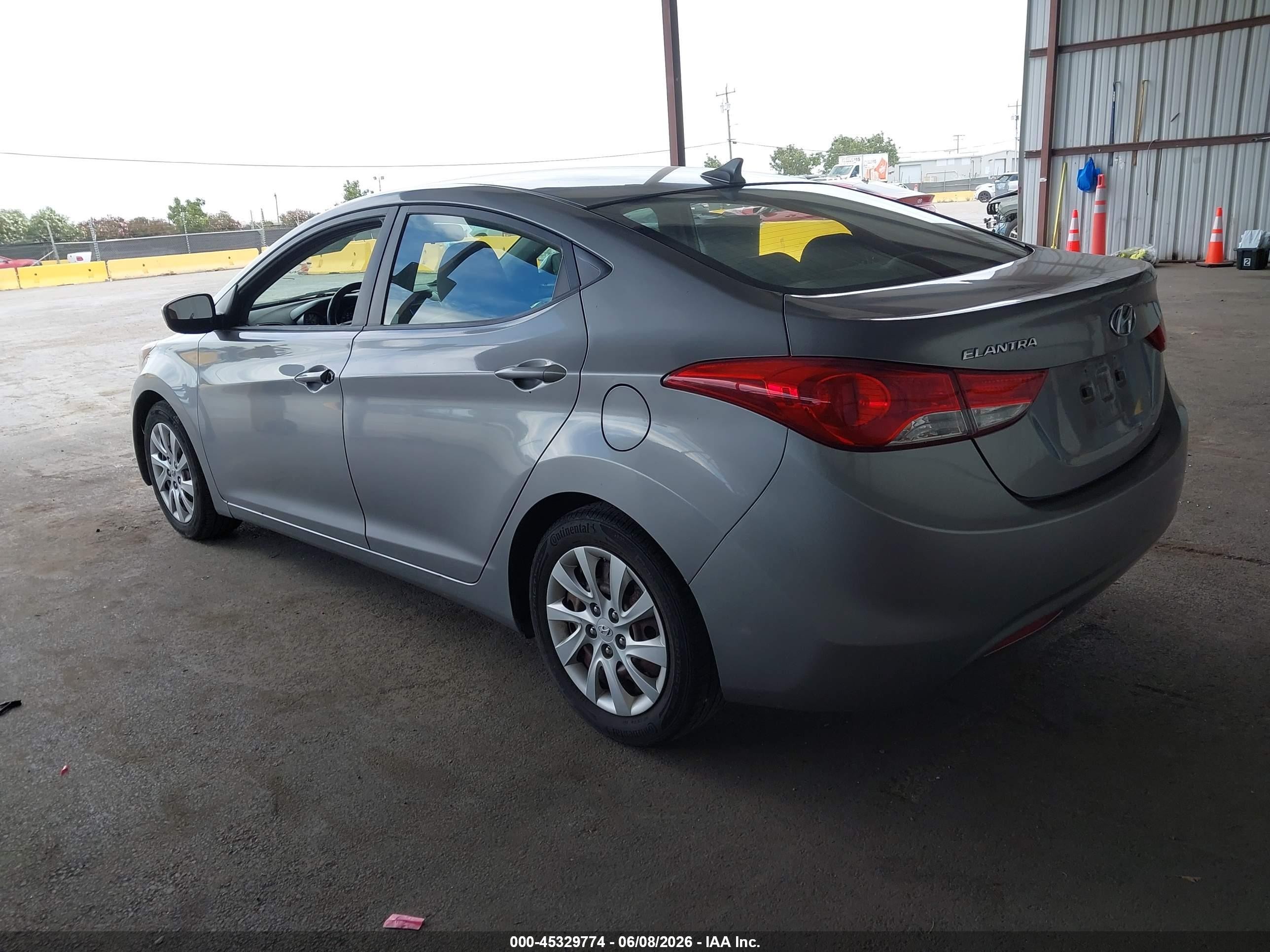 2012 Hyundai Elantra Gls (ulsan Plant) Gray vin: KMHDH4AEXCU230505