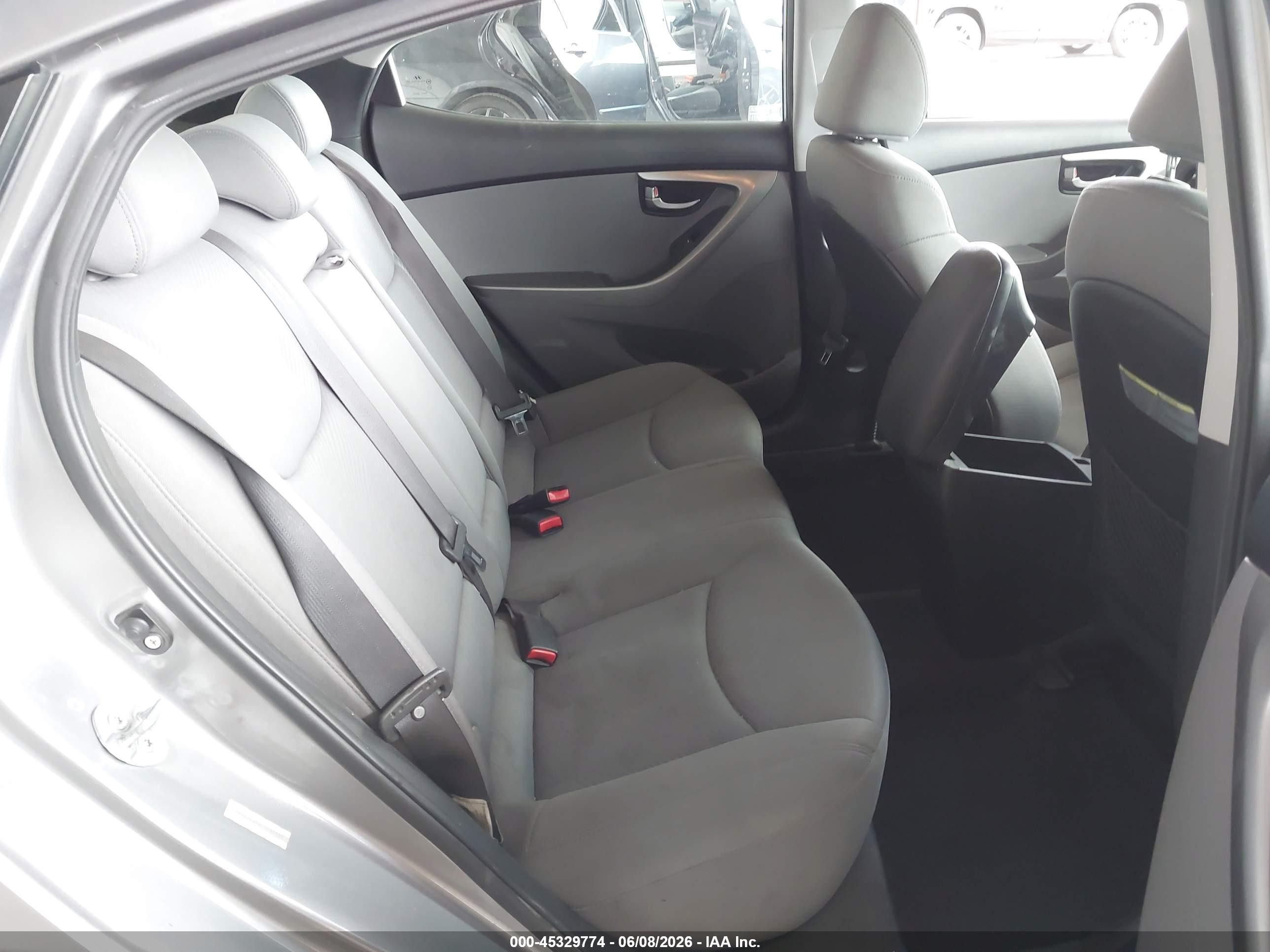 2012 Hyundai Elantra Gls (ulsan Plant) Gray vin: KMHDH4AEXCU230505