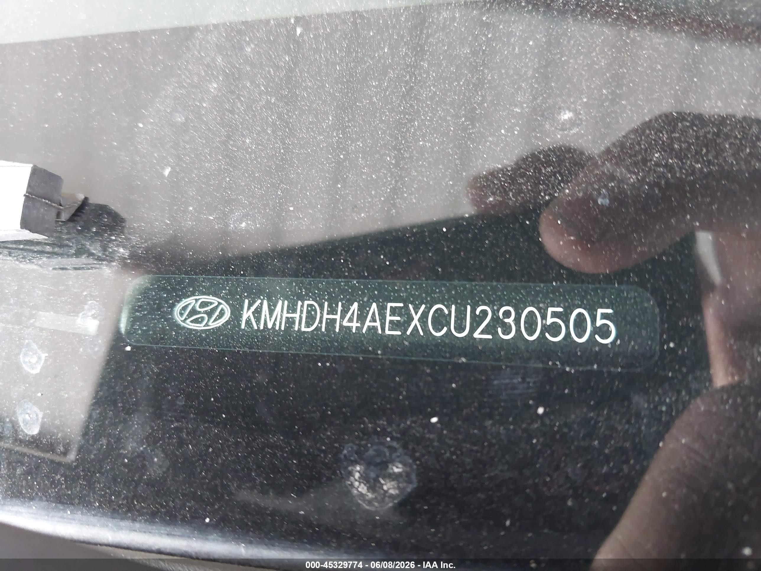2012 Hyundai Elantra Gls (ulsan Plant) Gray vin: KMHDH4AEXCU230505