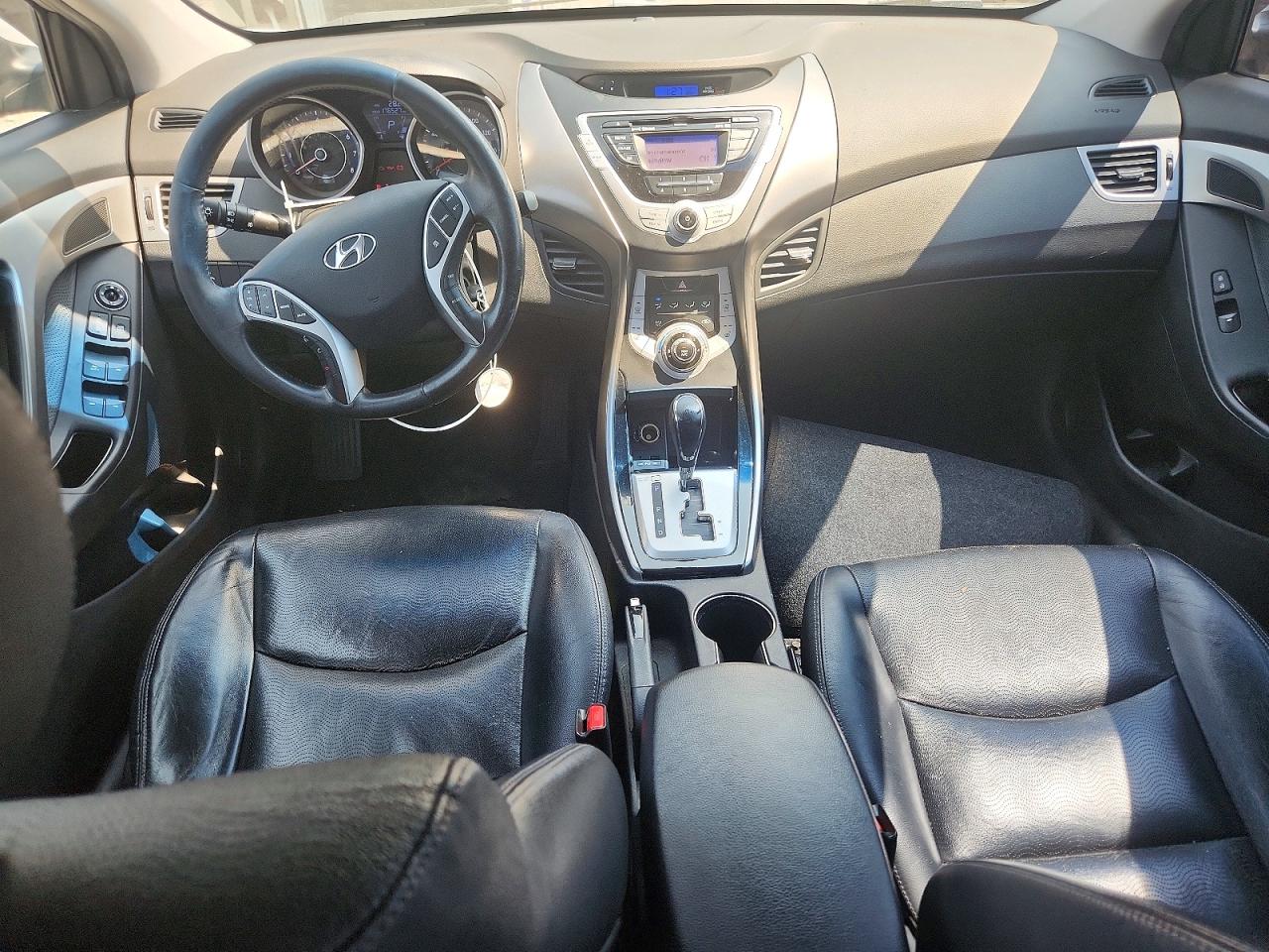 2012 Hyundai Elantra Limited Silver vin: KMHDH4AEXCU272267