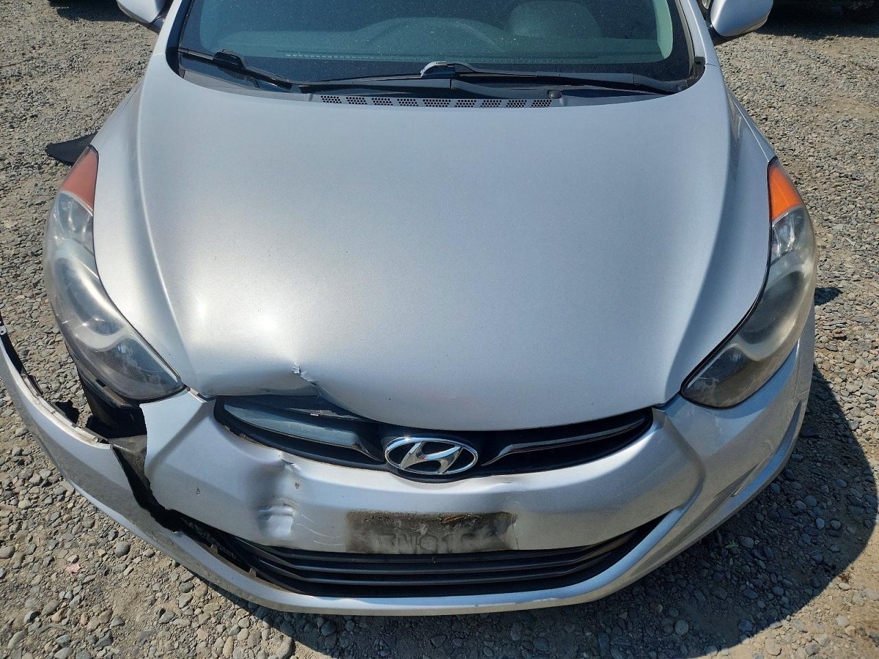 2012 Hyundai Elantra Limited Silver vin: KMHDH4AEXCU272267