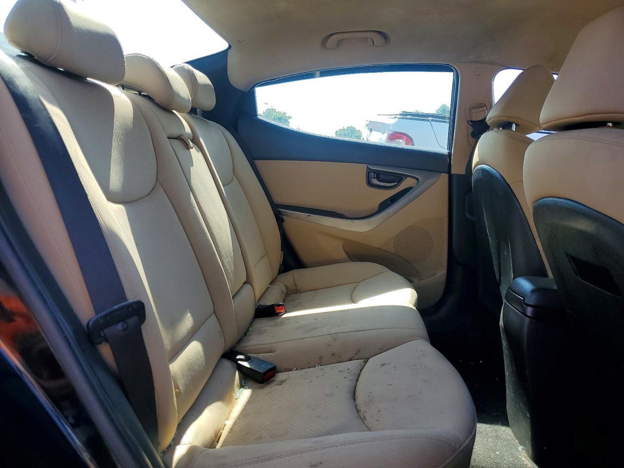 2012 Hyundai Elantra Gls Black vin: KMHDH4AEXCU283303