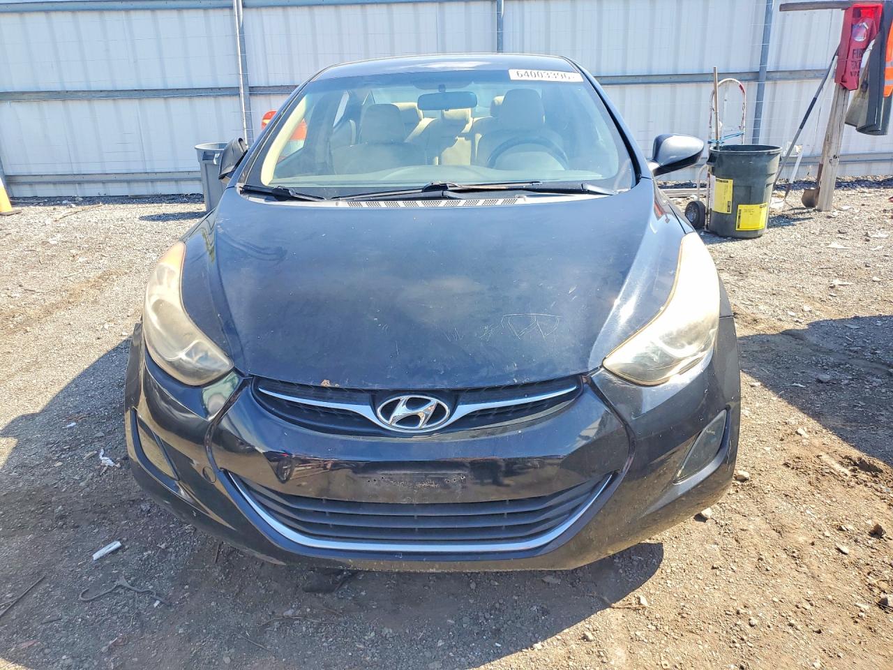2012 Hyundai Elantra Gls Black vin: KMHDH4AEXCU283303