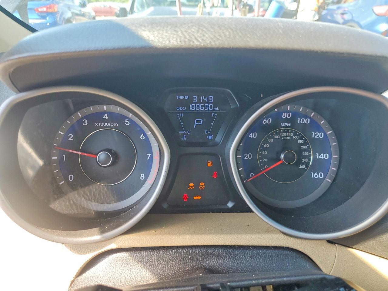 2012 Hyundai Elantra Gls Black vin: KMHDH4AEXCU283303