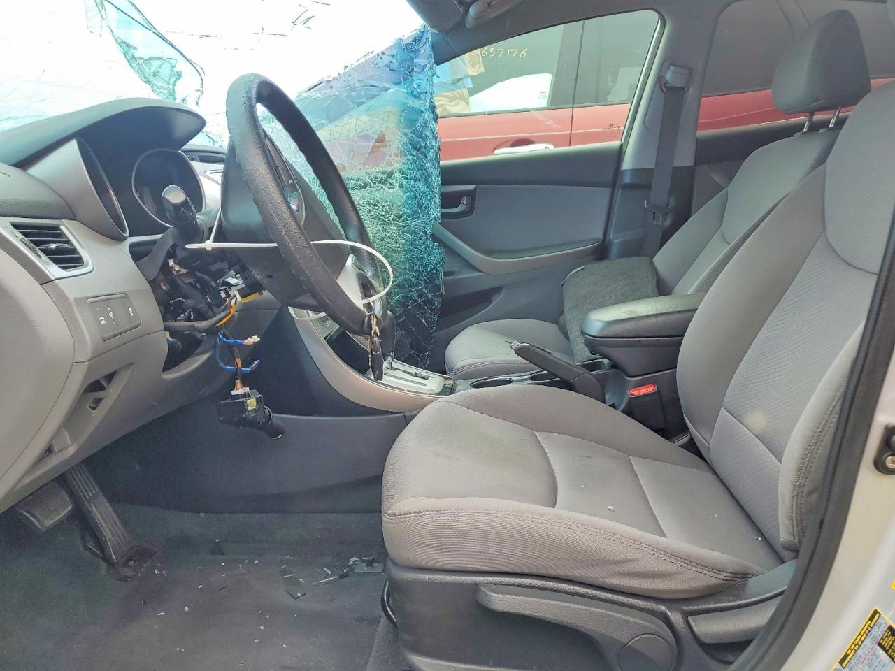 2012 Hyundai Elantra Gls Silver vin: KMHDH4AEXCU298464