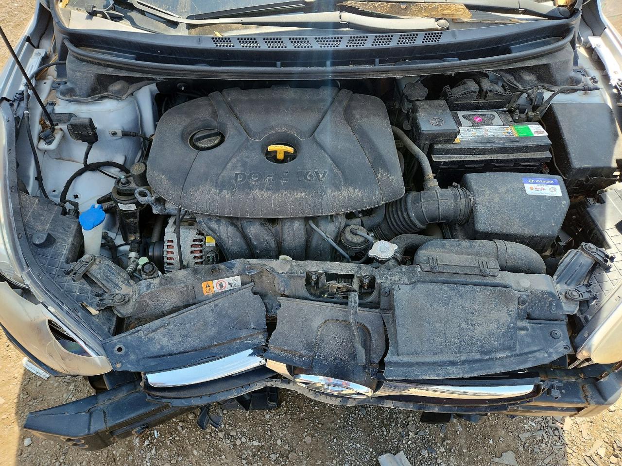 2012 Hyundai Elantra Gls Silver vin: KMHDH4AEXCU298464