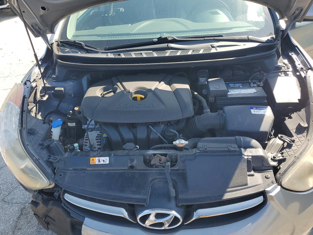 2012 Hyundai Elantra Limited Gray vin: KMHDH4AEXCU304621