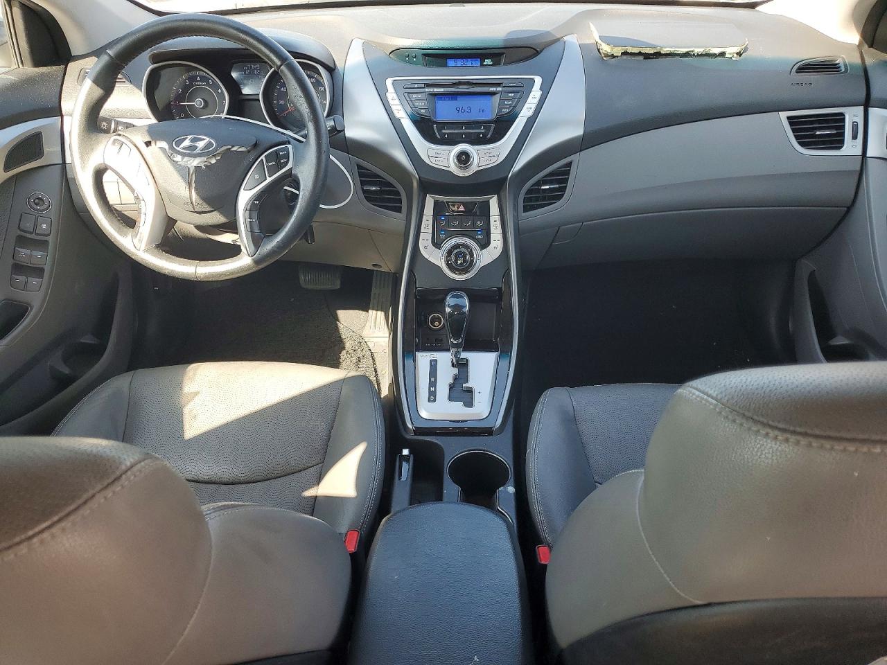 2012 Hyundai Elantra Limited Gray vin: KMHDH4AEXCU304621