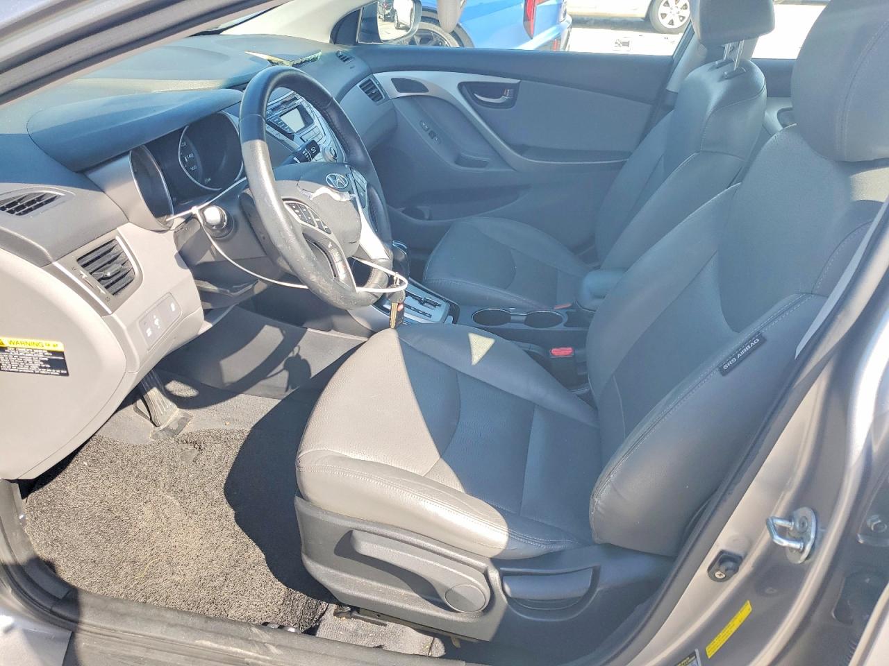 2012 Hyundai Elantra Limited Gray vin: KMHDH4AEXCU304621