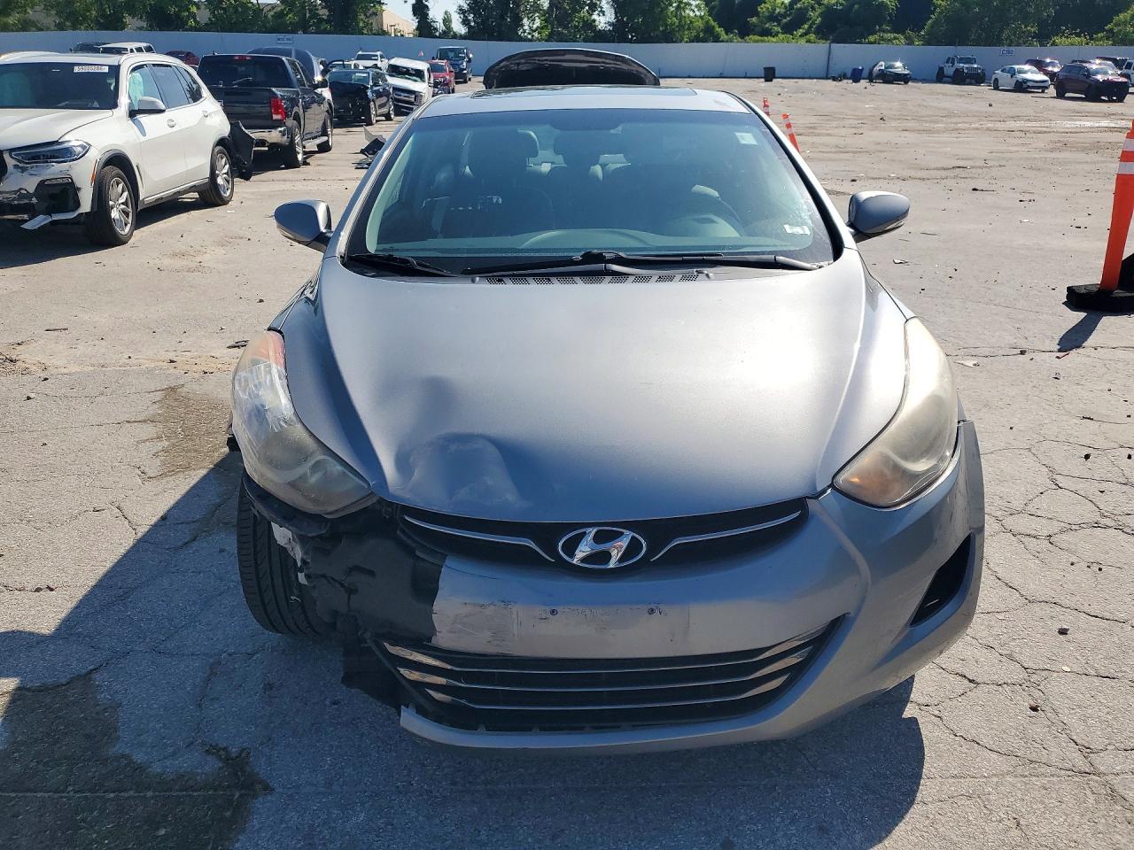 2012 Hyundai Elantra Limited Gray vin: KMHDH4AEXCU304621