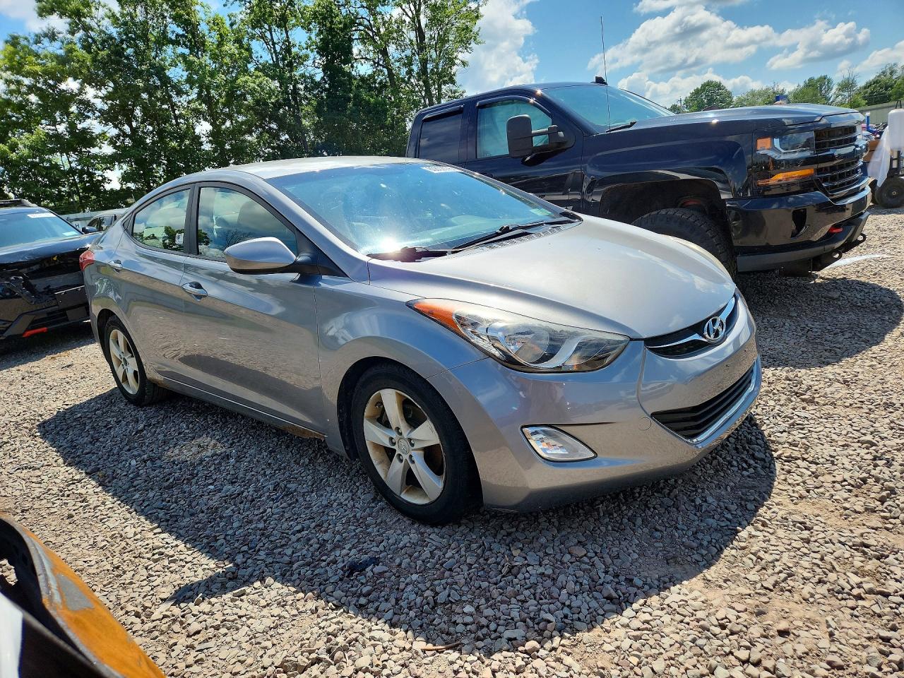 2012 Hyundai Elantra Gls Серый vin: KMHDH4AEXCU313044