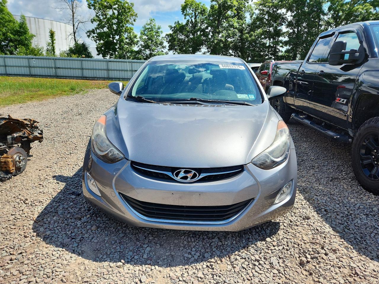 2012 Hyundai Elantra Gls Серый vin: KMHDH4AEXCU313044
