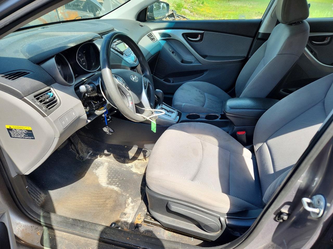 2012 Hyundai Elantra Gls Серый vin: KMHDH4AEXCU313044