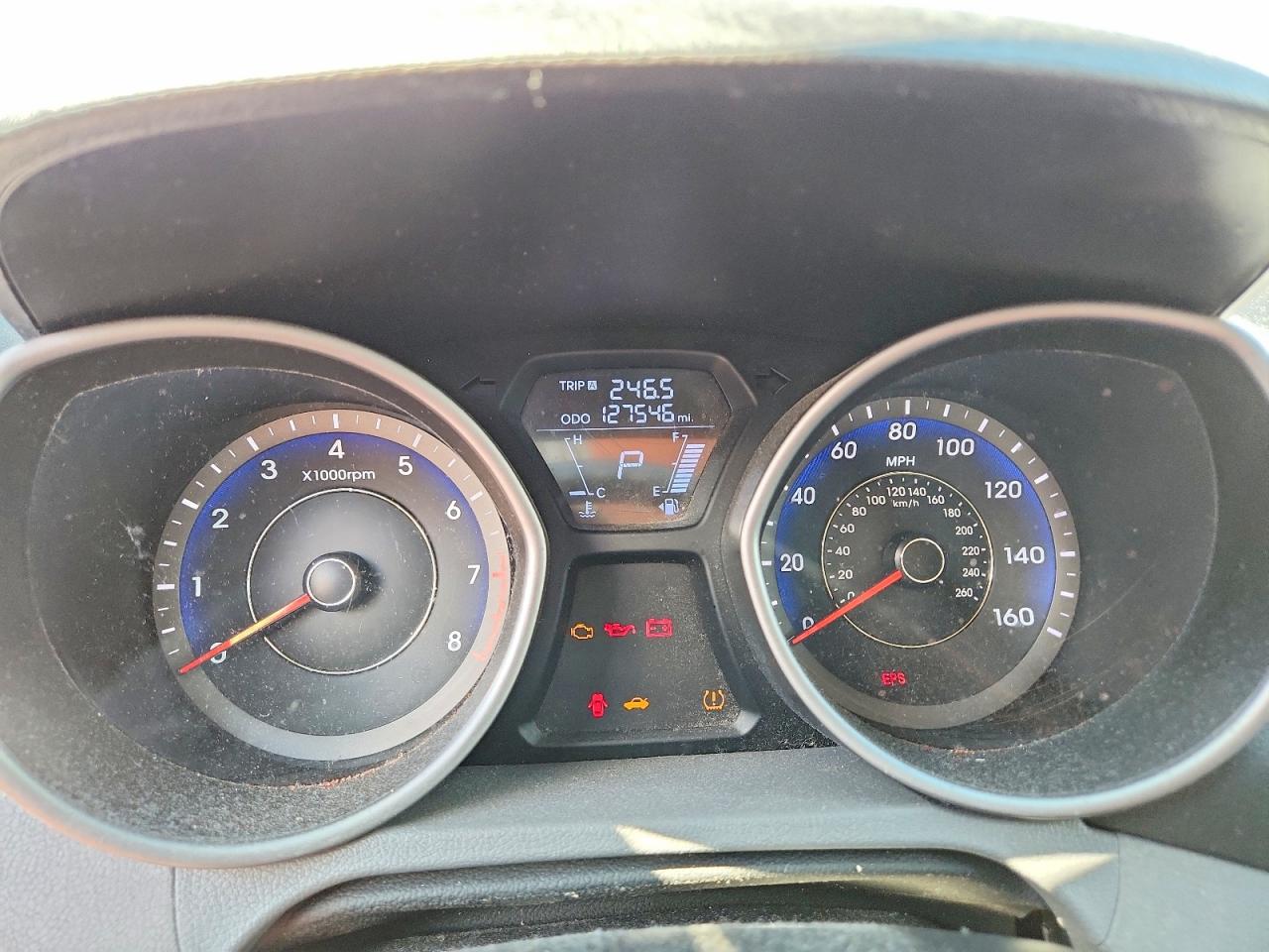 2012 Hyundai Elantra Gls Серый vin: KMHDH4AEXCU313044
