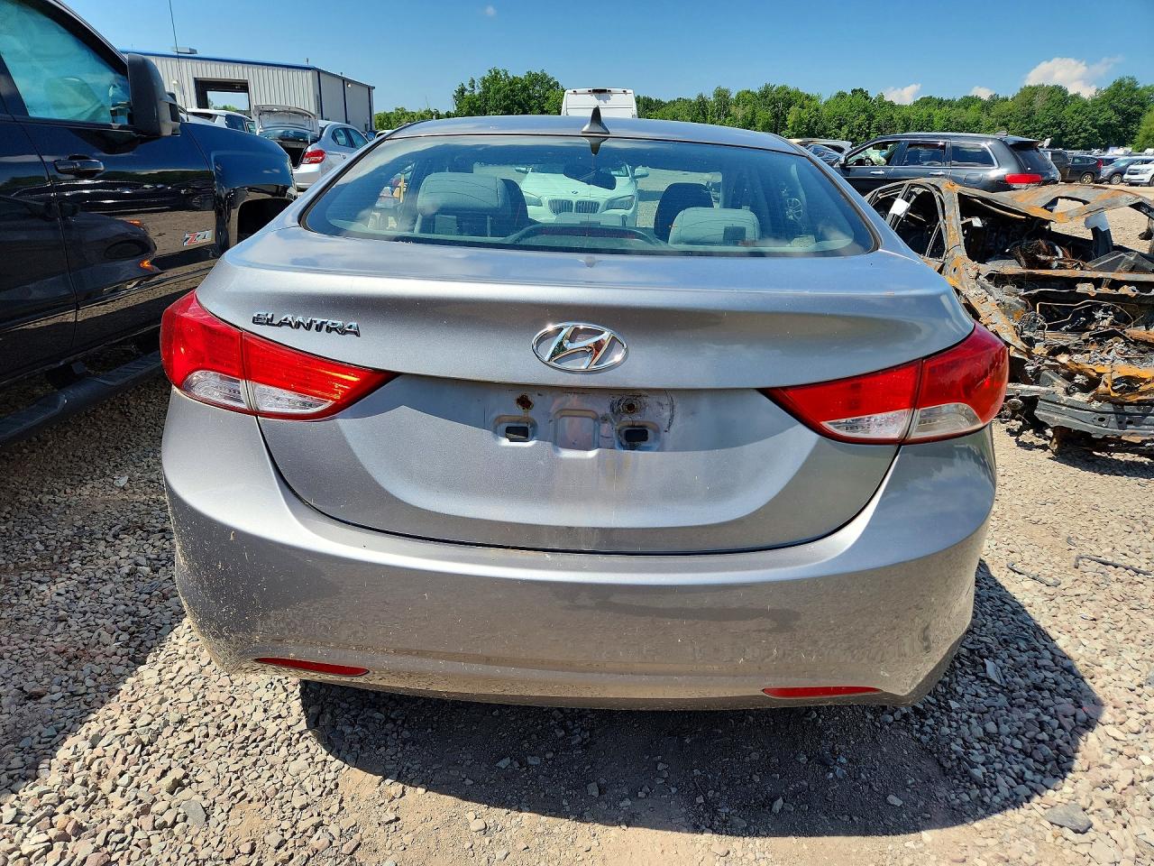 2012 Hyundai Elantra Gls Серый vin: KMHDH4AEXCU313044