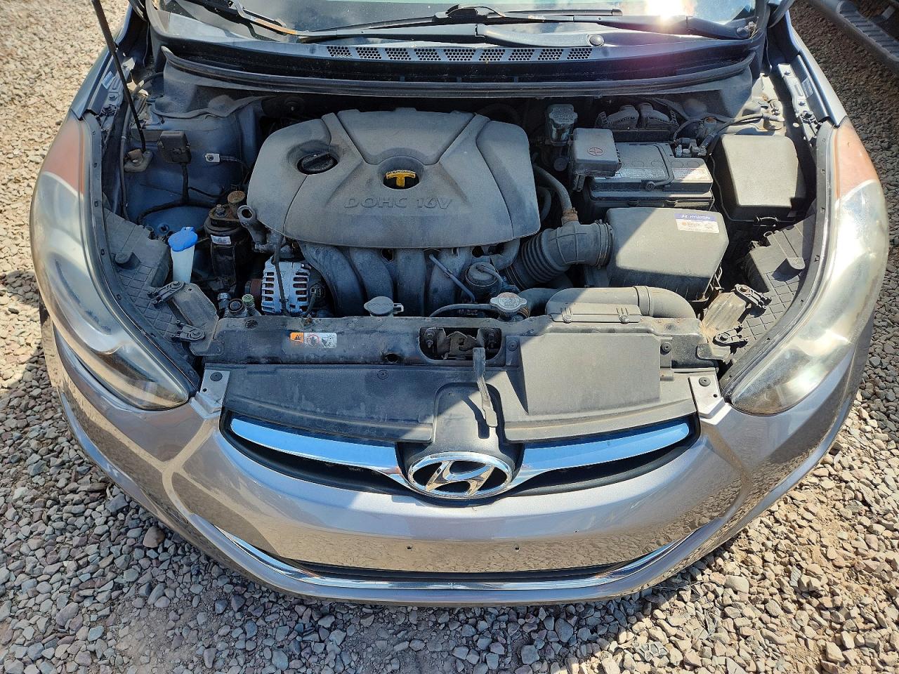 2012 Hyundai Elantra Gls Серый vin: KMHDH4AEXCU313044
