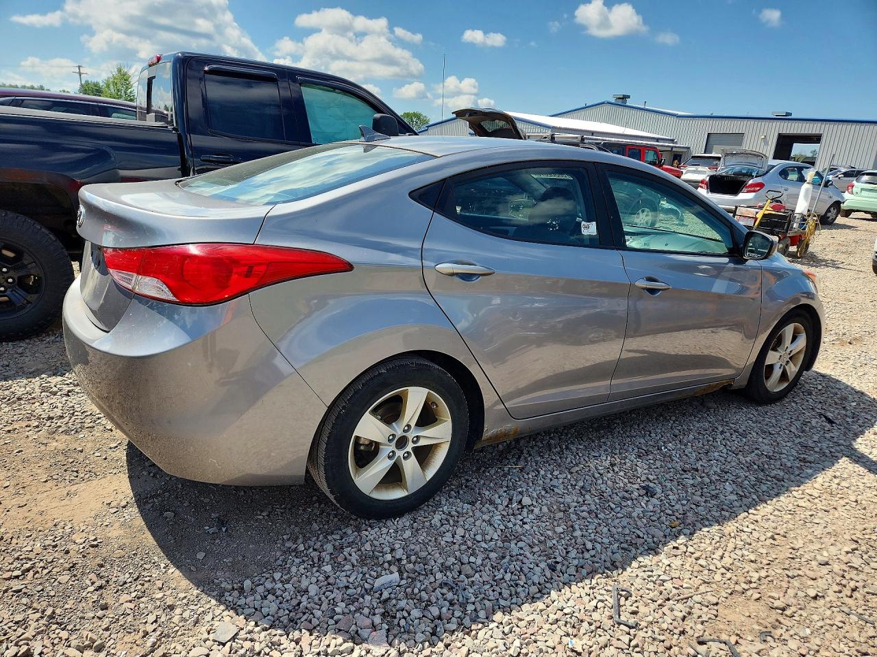 2012 Hyundai Elantra Gls Серый vin: KMHDH4AEXCU313044