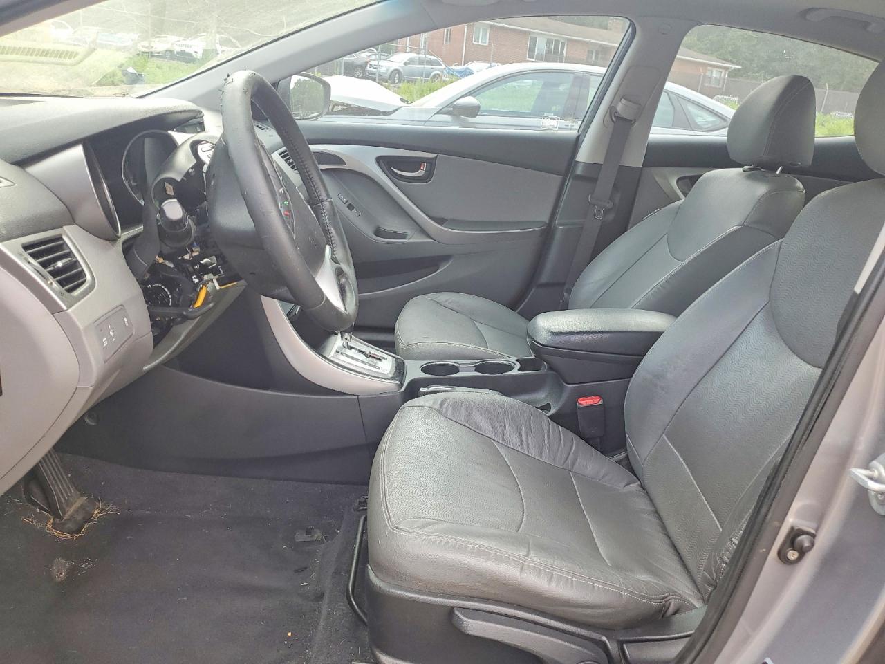 2012 Hyundai Elantra Limited Silver vin: KMHDH4AEXCU351454