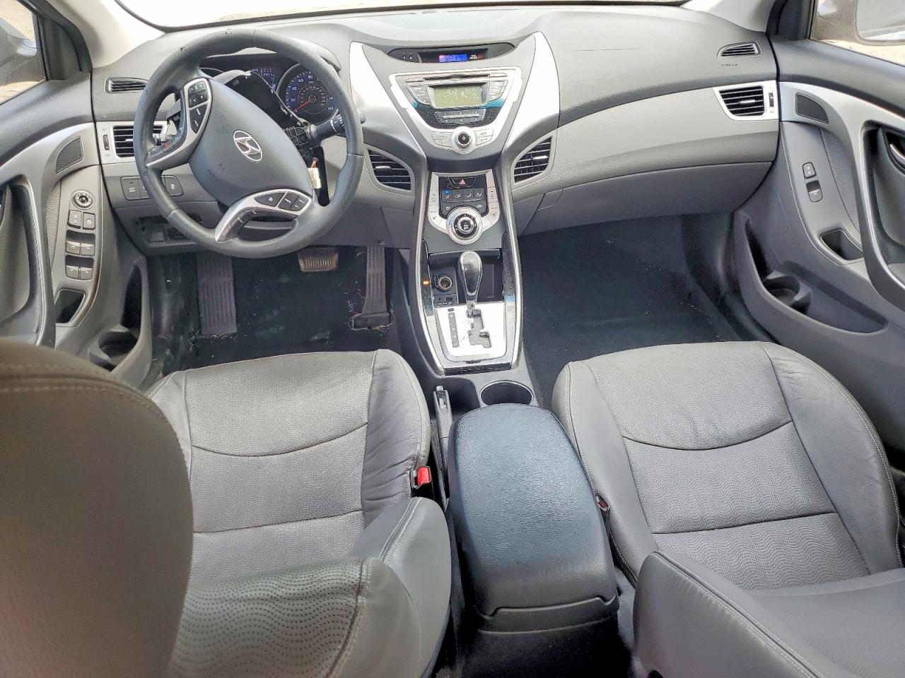 2012 Hyundai Elantra Limited Silver vin: KMHDH4AEXCU351454