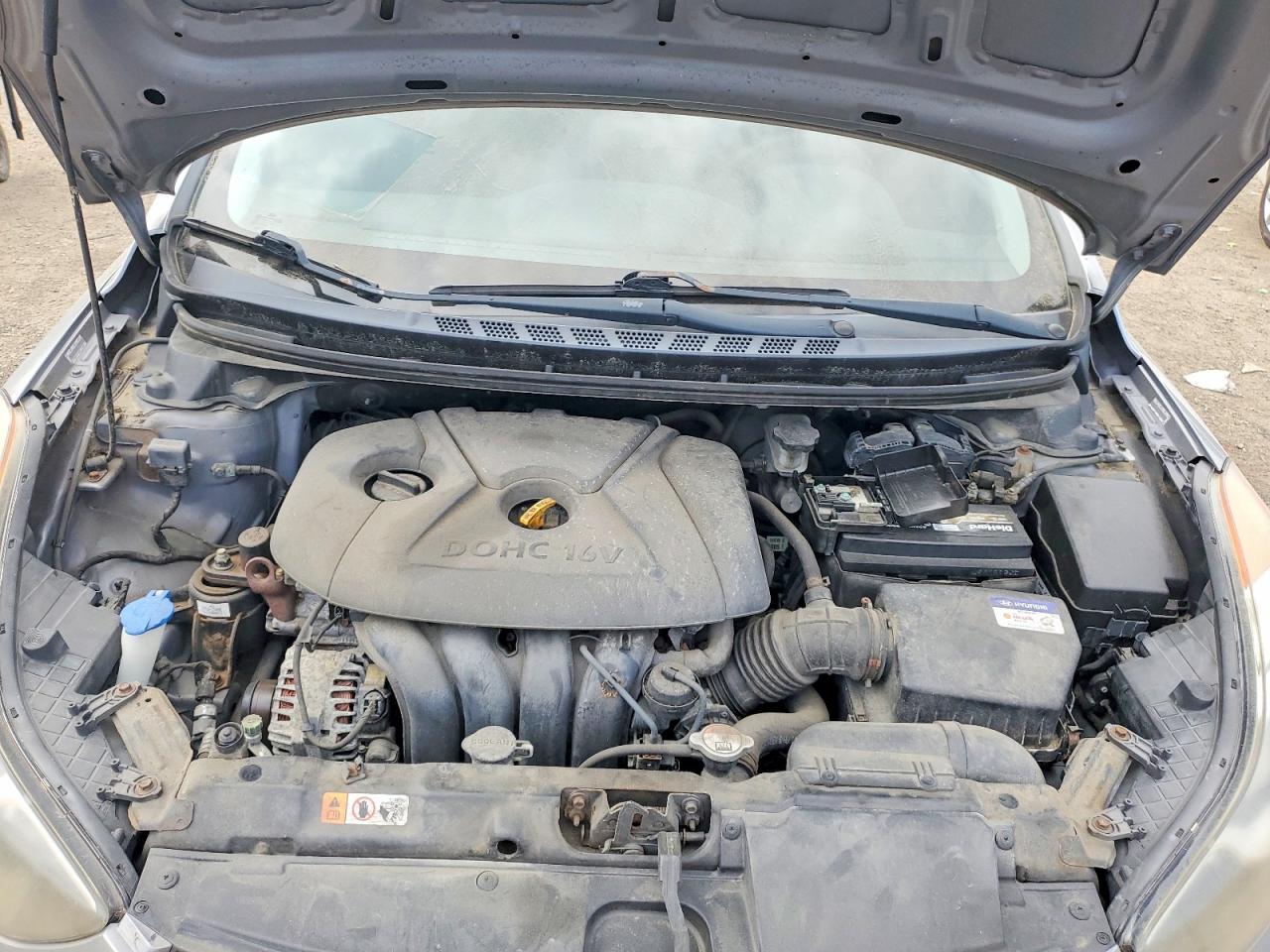 2012 Hyundai Elantra Limited Silver vin: KMHDH4AEXCU351454