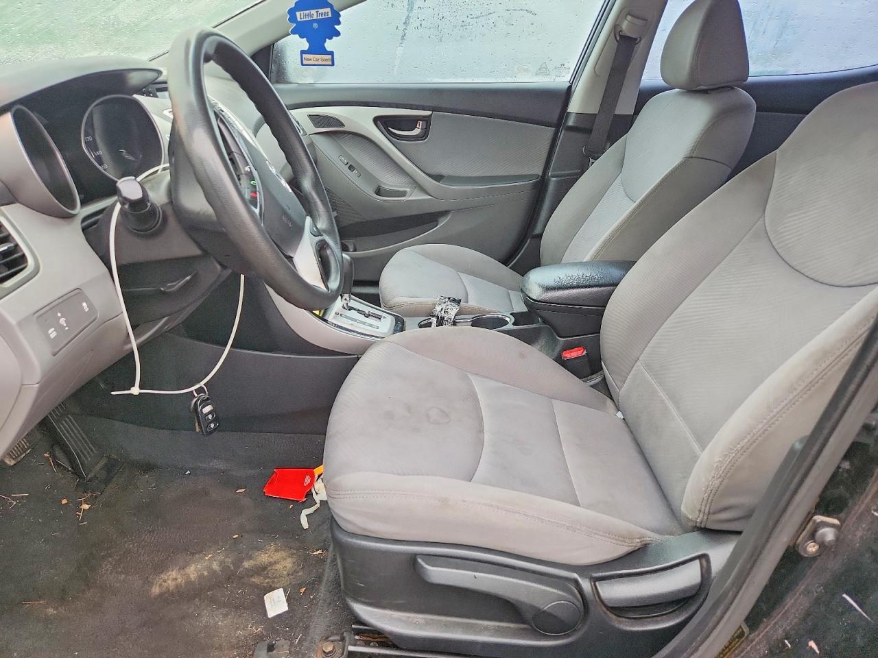 2012 Hyundai Elantra Gls Black vin: KMHDH4AEXCU363149