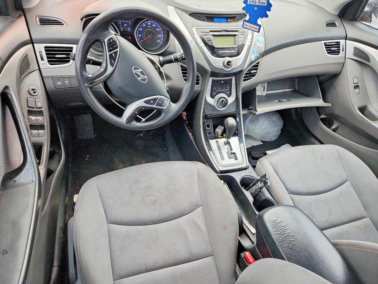 2012 Hyundai Elantra Gls Black vin: KMHDH4AEXCU363149