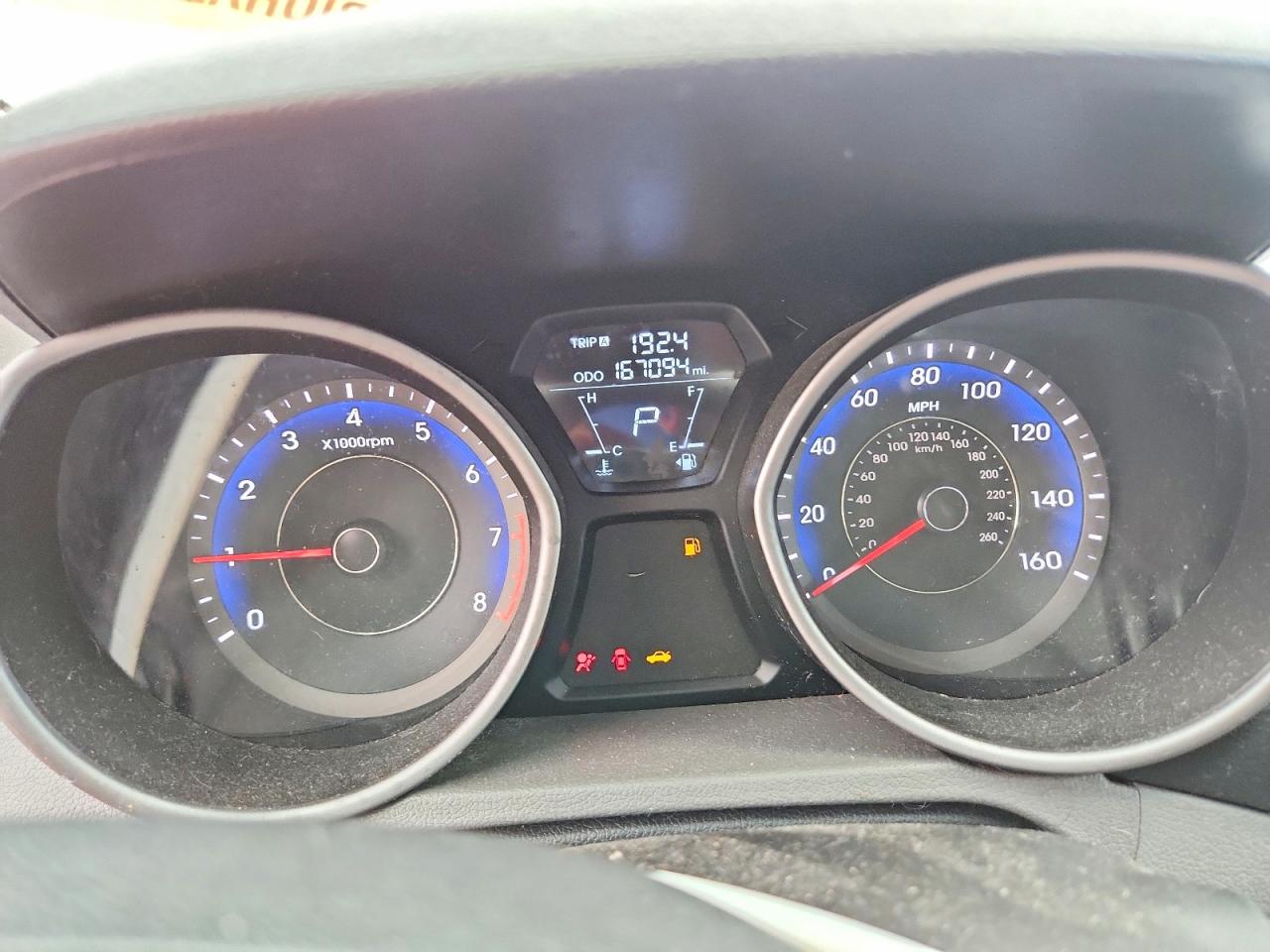 2012 Hyundai Elantra Gls Black vin: KMHDH4AEXCU363149