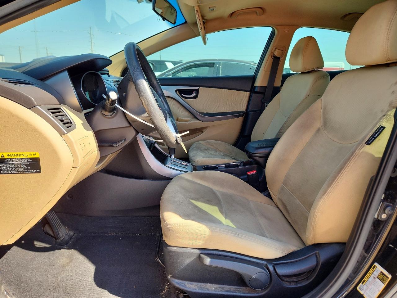 2012 Hyundai Elantra Gls Black vin: KMHDH4AEXCU365998