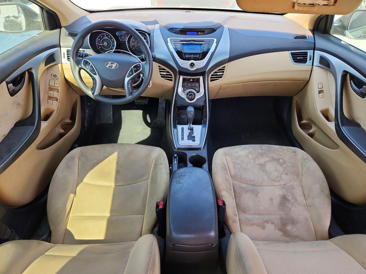 2012 Hyundai Elantra Gls Black vin: KMHDH4AEXCU365998