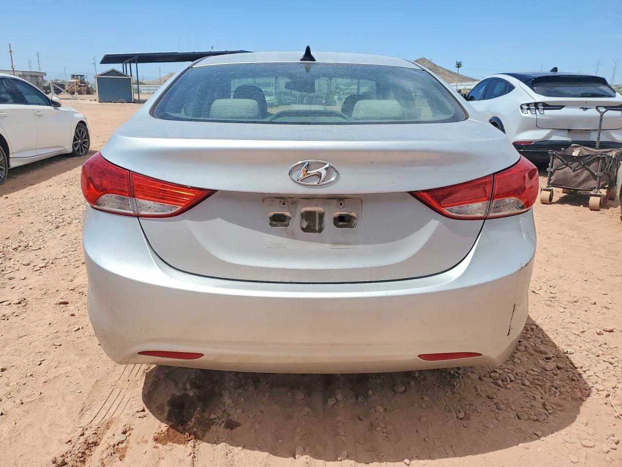 2012 Hyundai Elantra Gls Silver vin: KMHDH4AEXCU402046