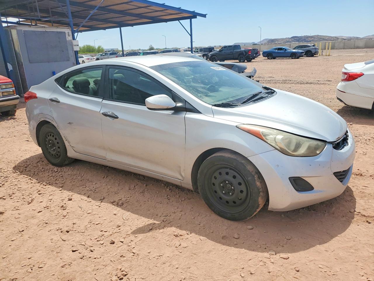 2012 Hyundai Elantra Gls Silver vin: KMHDH4AEXCU402046