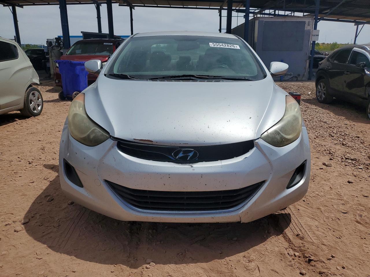 2012 Hyundai Elantra Gls Silver vin: KMHDH4AEXCU402046