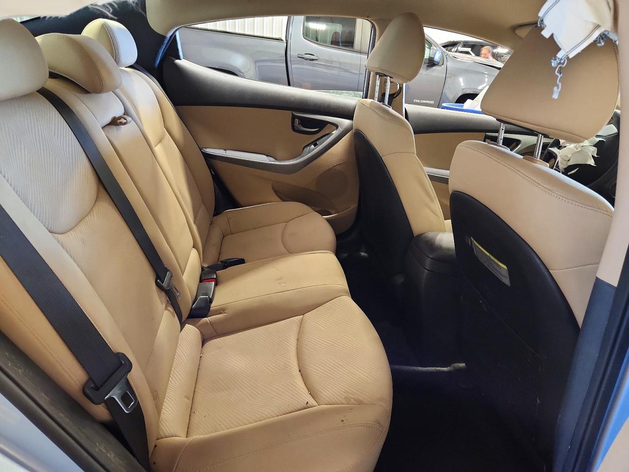 2012 Hyundai Elantra Gls Blue vin: KMHDH4AEXCU431630