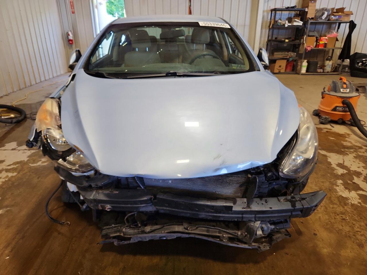 2012 Hyundai Elantra Gls Blue vin: KMHDH4AEXCU431630