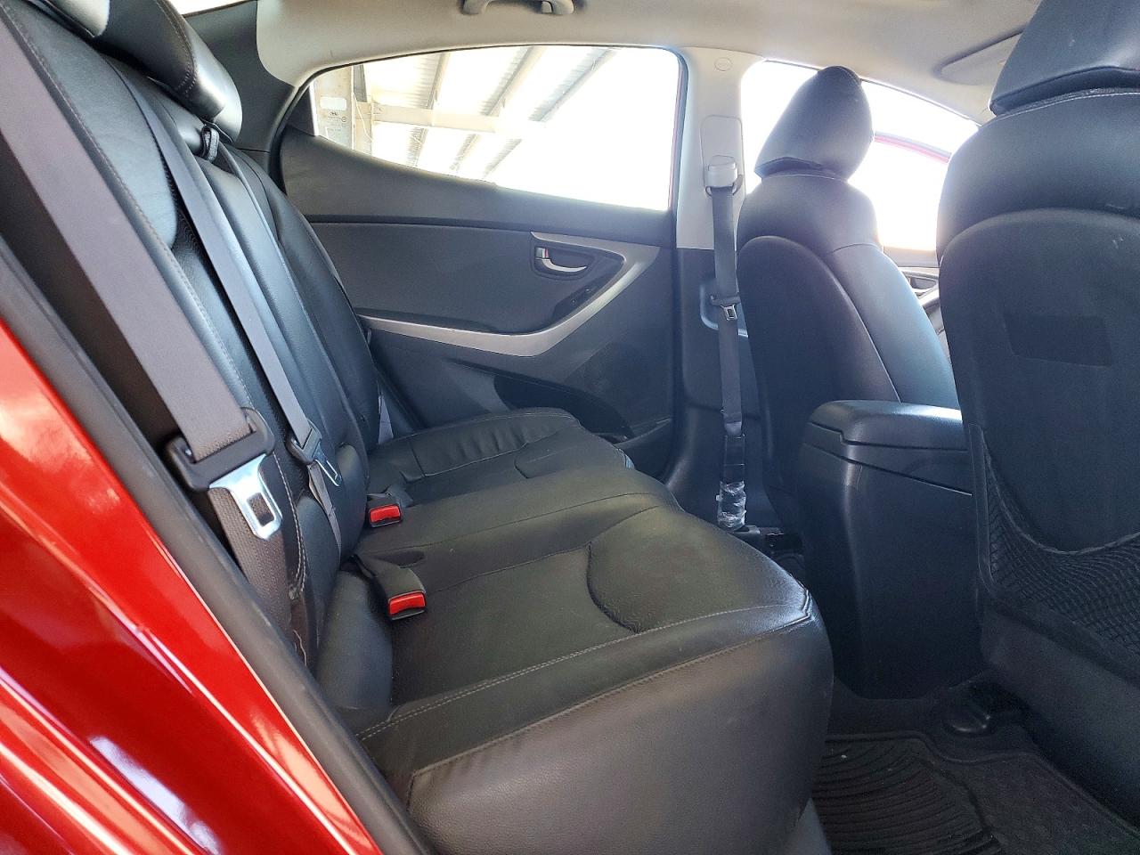2012 Hyundai Elantra Limited Burgundy vin: KMHDH4AEXCU441123